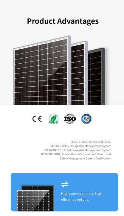 550W Solar Panels